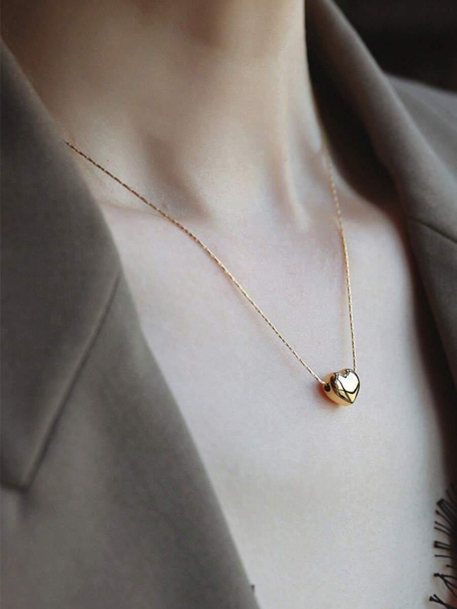 Stainless Steel Mini Heart Pendant