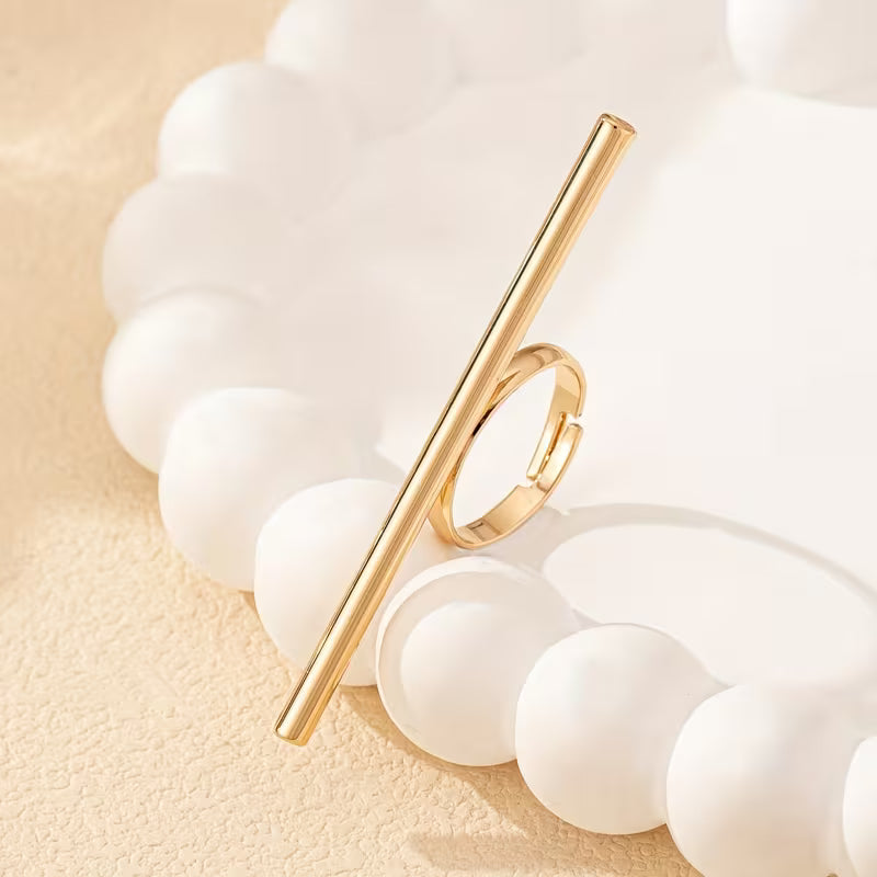 1Pc Set Geometric Minimalist Stylish Ring