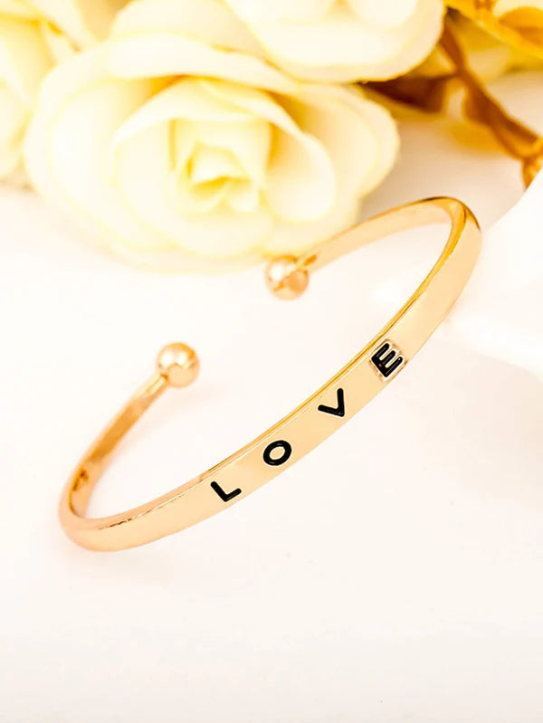 1Pc Simple Round Pointer Quartz Watch With 1Pc Bracelet