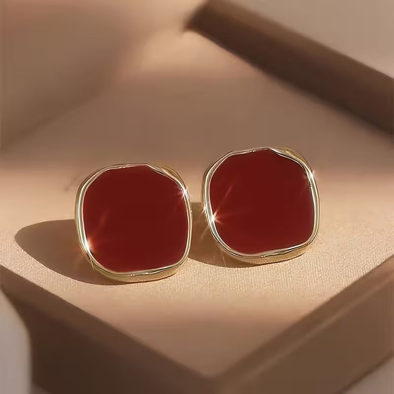 Chic Square Stud Earrings