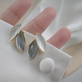 Elegant Leaf Stud Earrings