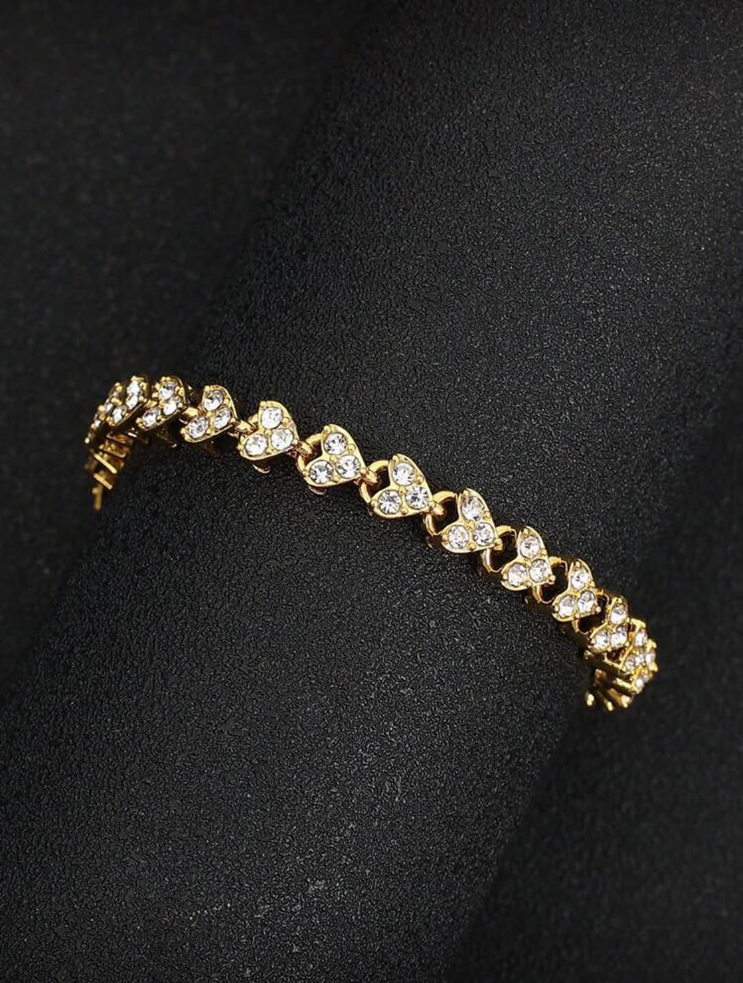 Rhinestone Chain Bracelet