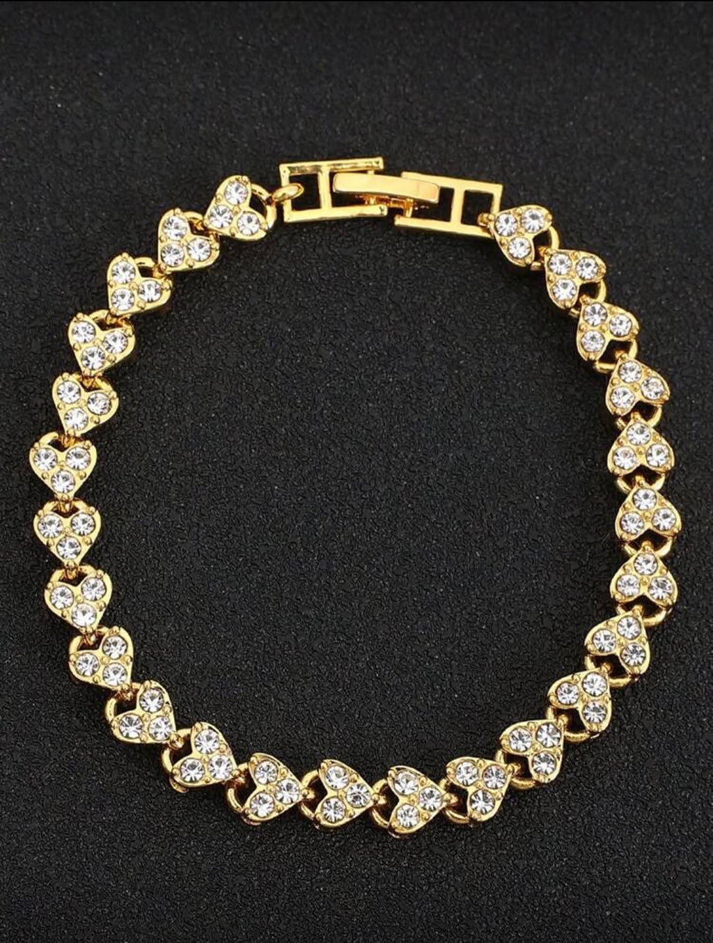 Rhinestone Chain Bracelet