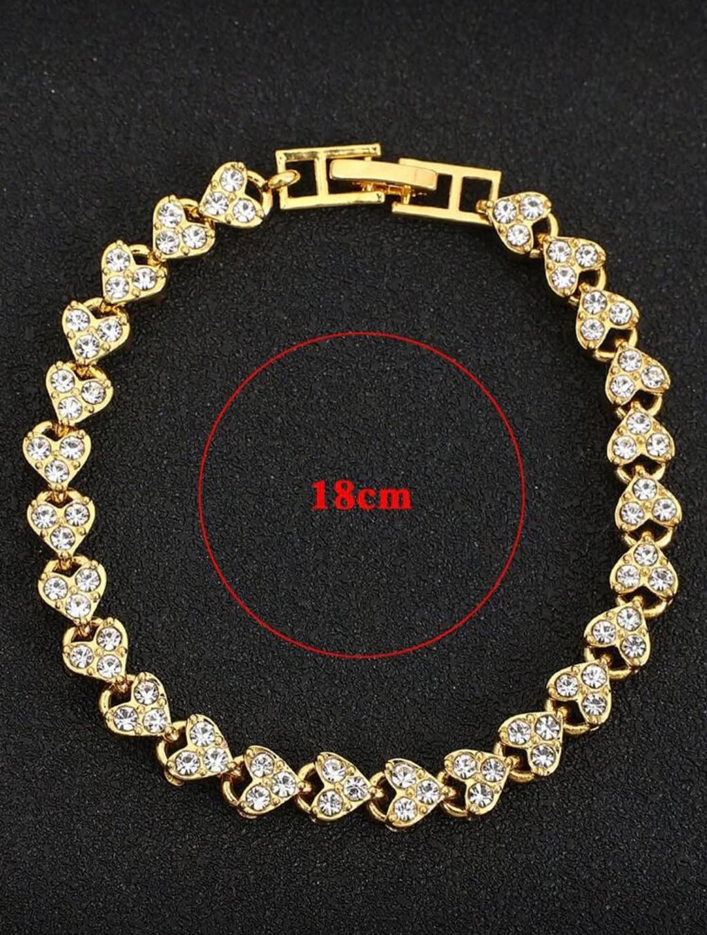 Rhinestone Chain Bracelet