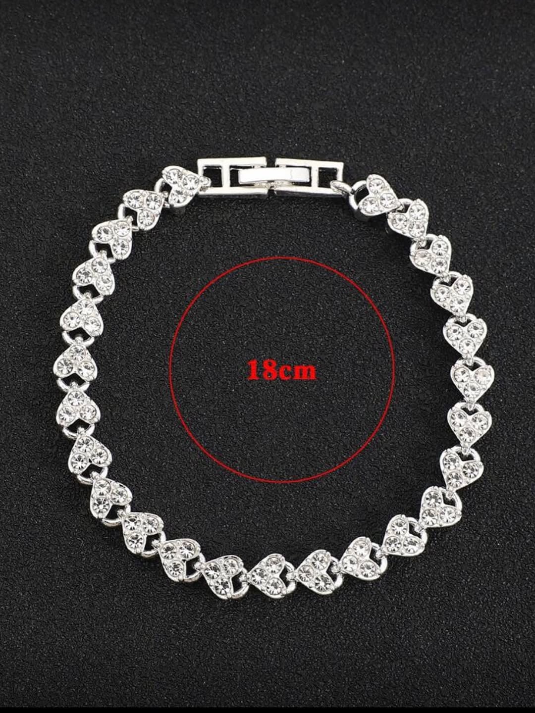 Rhinestone Chain Bracelet