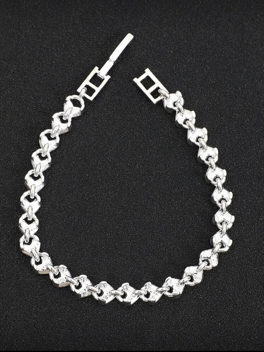 Rhinestone Chain Bracelet
