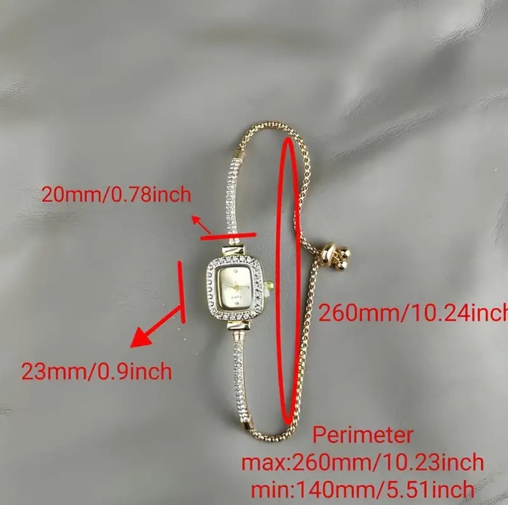 Elegant Square Quartz Watch