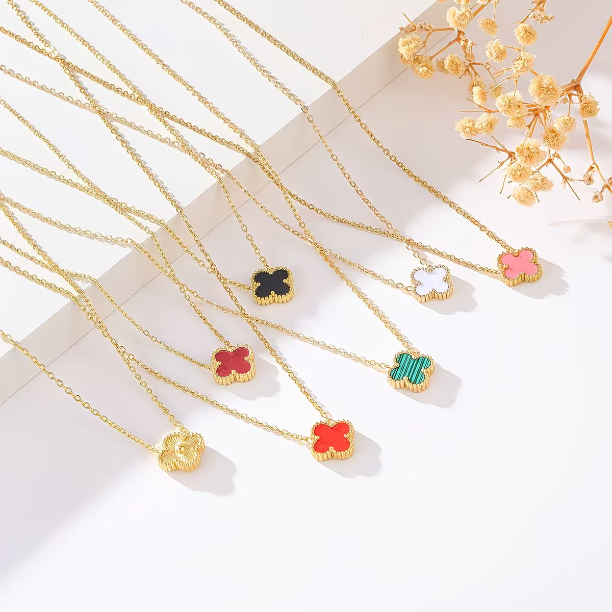 Four-Leaf Clover Pendant Necklace