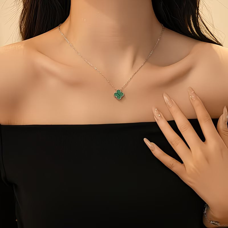 Four-Leaf Clover Pendant Necklace