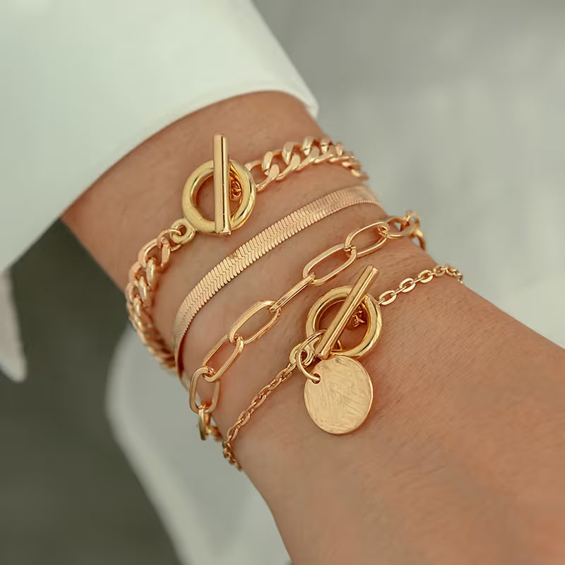 4Piece Bohemian Bracelet Set