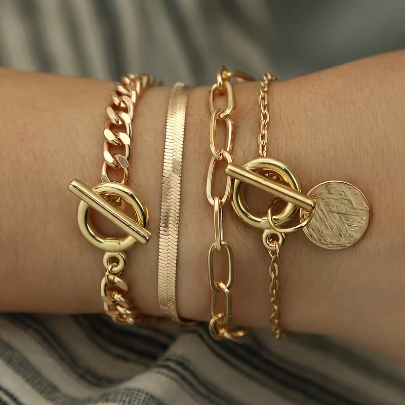 4Piece Bohemian Bracelet Set