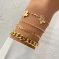4-Piece Vintage Bracelet Set